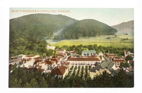 TRENCZYŃSKIE CIEPLICE - PANORAMA pocz. XX w.