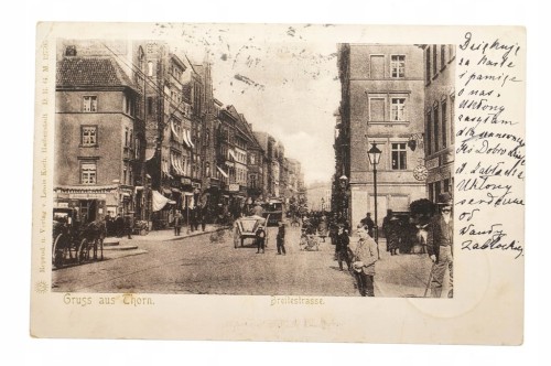 TORUŃ - BREITESTRASSE, ULICA SZEROKA 1901