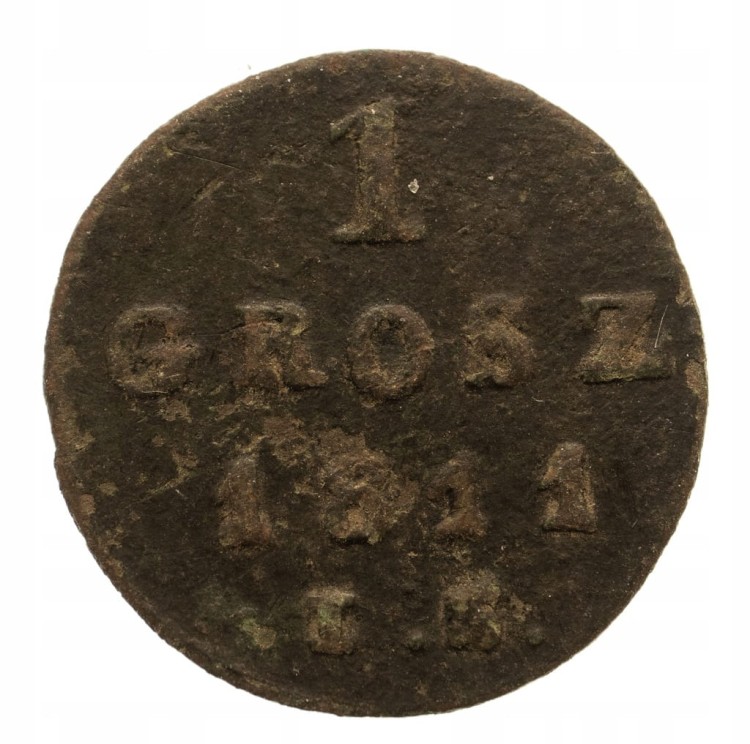 Ks. Warszawskie 1807-15, grosz 1811 I.S., Warszawa