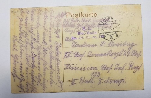POZNAŃ PLAC WILHELMA FELDPOST 1914