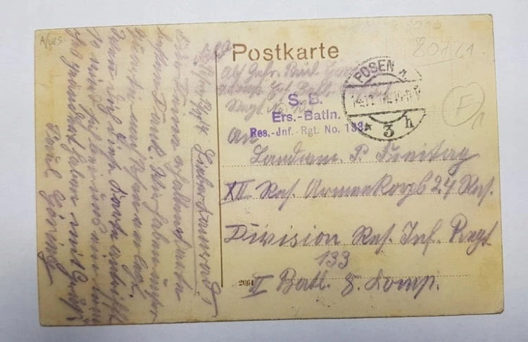 POZNAŃ PLAC WILHELMA FELDPOST 1914