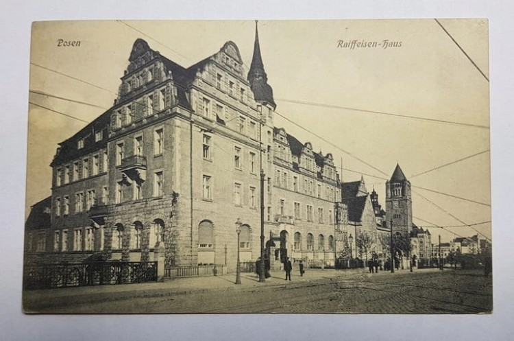 POZNAŃ Gmach Banku Spółek Raiffeisena 1911 - UAM