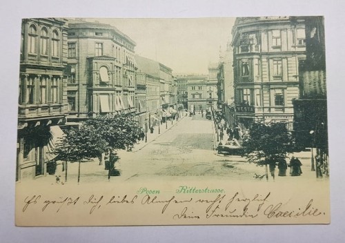 POZNAŃ RITTERSTRASSE RYCERSKA RATAJCZAKA 1901