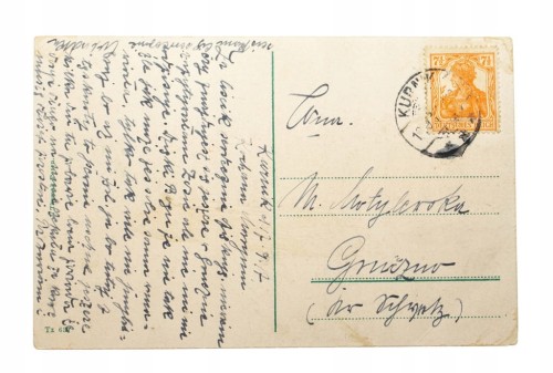 KÓRNIK - PANORAMA, ZAMEK, RATUSZ 1917
