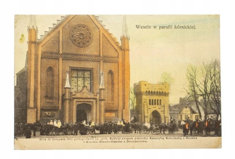 KÓRNIK - WESELE W PARAFII KÓRNICKIEJ 1913