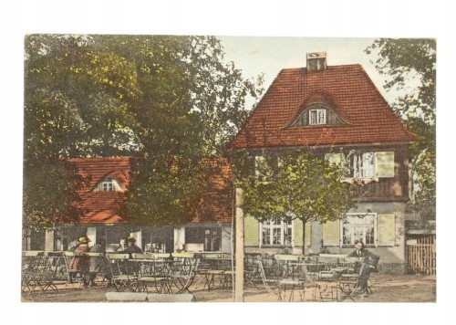 JEZIORY k. MOSINY - RESTAURACJA LEŚNA pocz. XX w.
