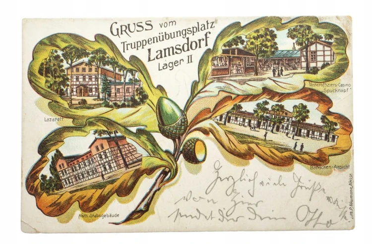 ŁAMBINOWICE - SZPITAL, KASYNO, BUDYNKI 1905