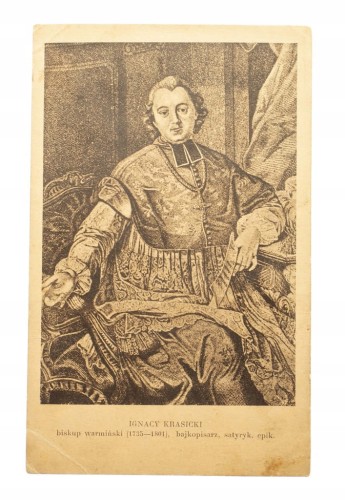 STARA POCZTÓWKA IGNACY KRASICKI l. 30