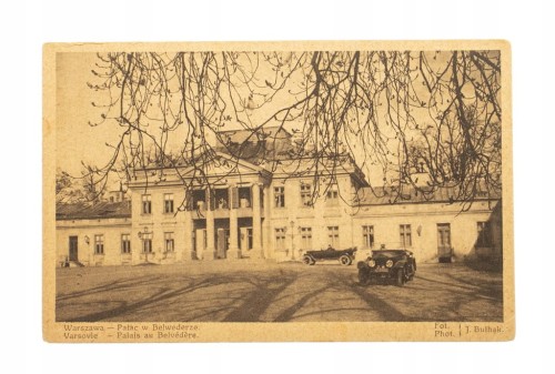 WARSZAWA - PAŁAC W BELWEDERZE l. 20/30