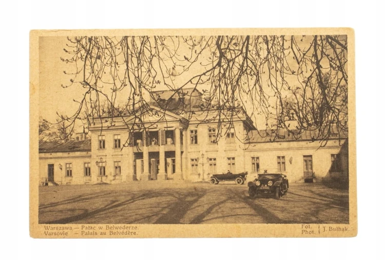 WARSZAWA - PAŁAC W BELWEDERZE l. 20/30