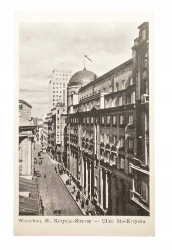 WARSZAWA - ULICA STO-KRZYSKA 1940