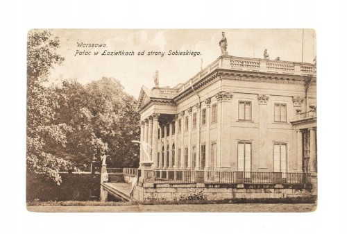 WARSZAWA - PAŁAC W ŁAZIENKACH l. 20/30