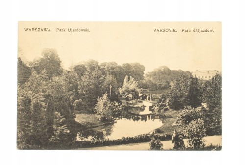 WARSZAWA - PARK UJAZDOWSKI l. 20/30
