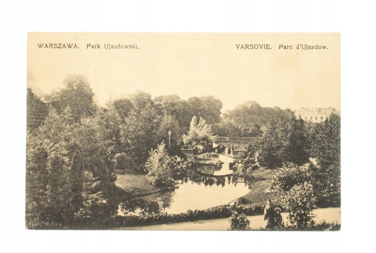 WARSZAWA - PARK UJAZDOWSKI l. 20/30