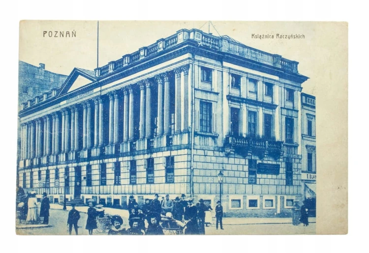 POZNAŃ - KSIĄŻNICA RACZYŃSKICH, BIBLIOTEKA 1914