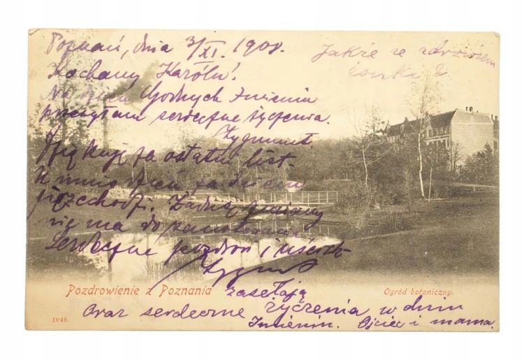 POZNAŃ - OGRÓD BOTANICZNY 1908
