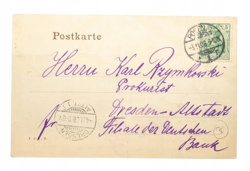 POZNAŃ - OGRÓD BOTANICZNY 1908