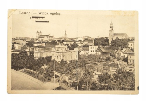 LESZNO - WIDOK OGÓLNY, PANORAMA l. 20/30