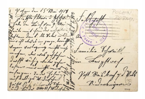 POZNAŃ - POCZTA GŁÓWNA 1917