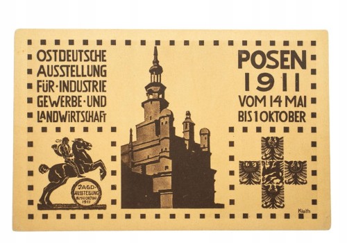 POZNAŃ - WYSTAWA PRZEMYSŁU I RZEMIOSŁA 1911