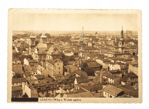 LESZNO - WIDOK OGÓLNY, PANORAMA l. 30