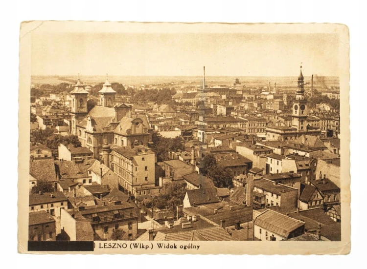 LESZNO - WIDOK OGÓLNY, PANORAMA l. 30