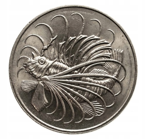 SINGAPORE 50 CENTS 1981 ROK RYBA st.1-