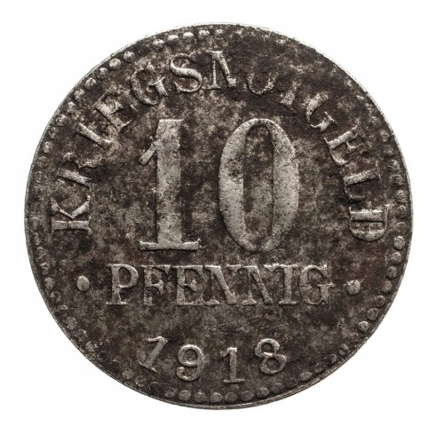 BRAUNSCHWEIG 10 PF 1918 ROK st.3- żelazo
