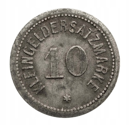 DARMSTADT 10 PF 1917 ROK st.3 cynk