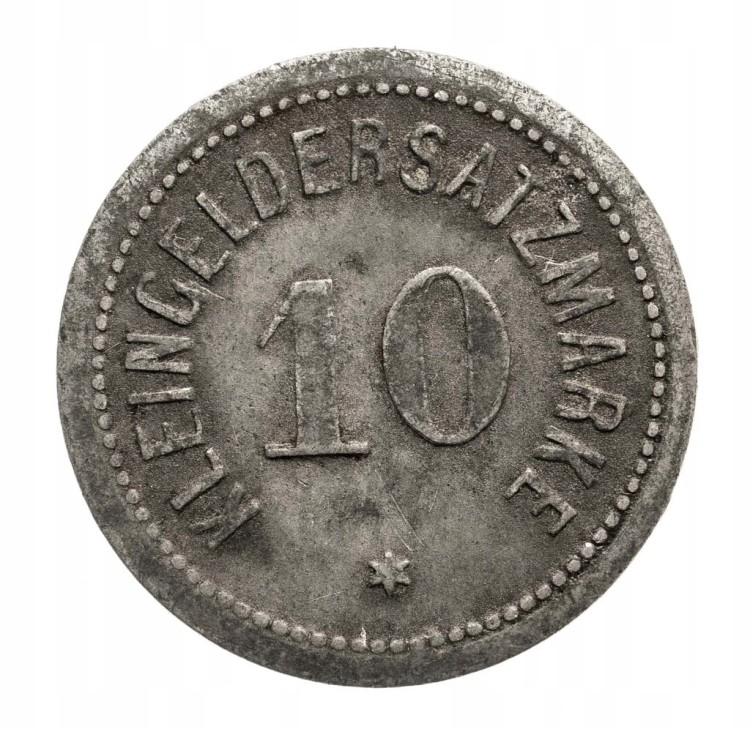 DARMSTADT 10 PF 1917 ROK st.3 cynk