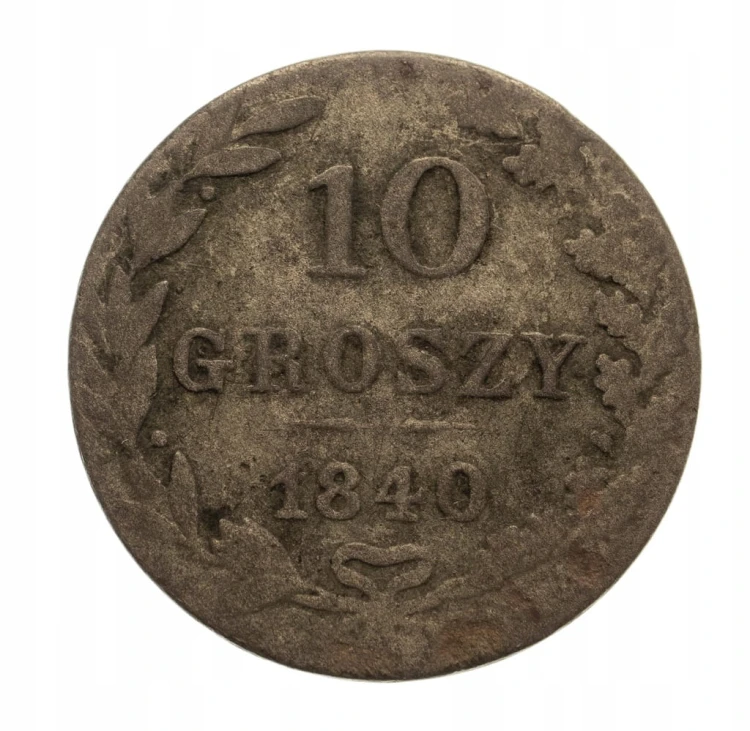 10 groszy 1840 MW, Warszawa Królestwo Kongresowe