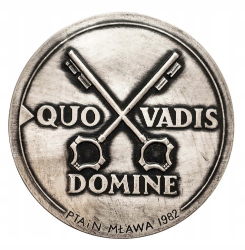 MEDAL JAN PAWEŁ II QUOVADIS DOMINE MŁAWA 1982