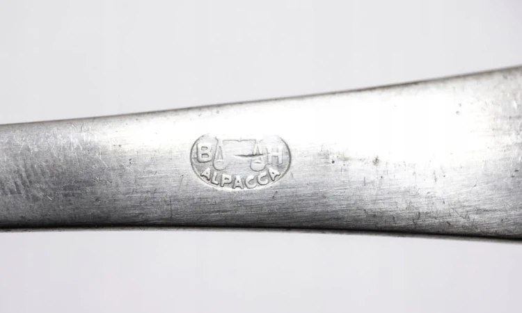ZESTAW STARYCH METALOWYCH ŁYŻEK