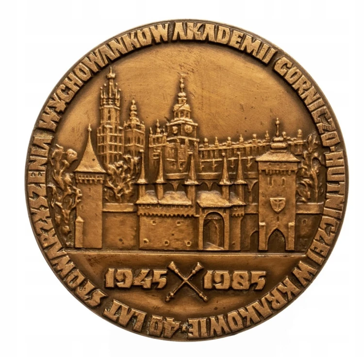 MEDAL 40 LAT SWAGH W KRAKOWIE 1985