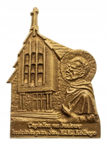 MEDAL CEGIEŁKA KOŚCIÓŁ ŚW. M. M. KOLBEGO LUBOŃ