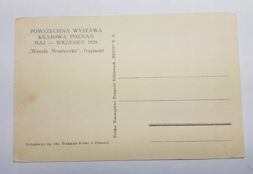 POZNAŃ TARGI PWK 1929 WESOŁE MIASTECZKO
