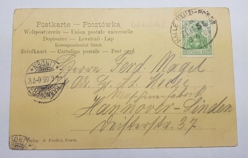 POZNAŃ MOST CHWALISZEWSKI UL.SZEROKA 1905