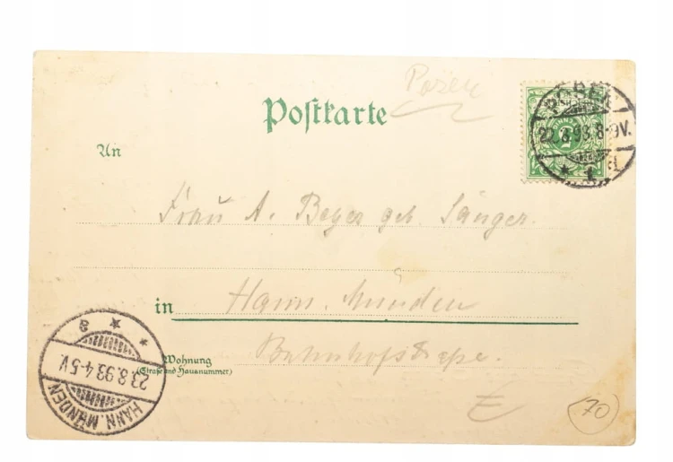 POZNAŃ - SZPITAL SIÓSTR DIAKONISEK 1898