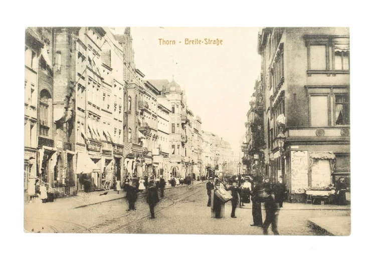 TORUŃ - BREITESTRASSE, UL. SZEROKA, KAMIENICE 1915