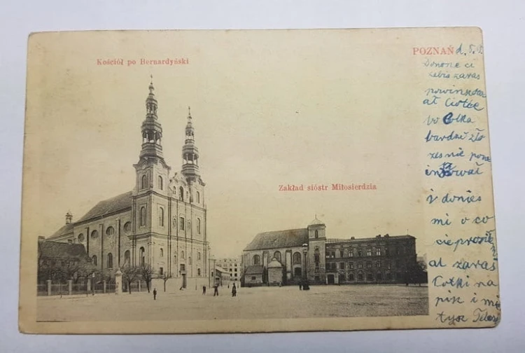 POZNAŃ KOŚCIÓŁ BERNARDYŃSKI ZAKŁAD SIÓSTR 1905