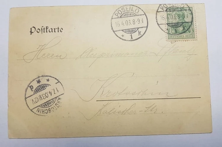 POZNAŃ WARTA KOŚCIÓŁ WSZYSTKICH ŚWIĘTYCH 1903