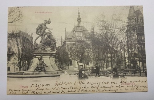 POZNAŃ PLAC RATAJSKIEGO FONTANNA 1905