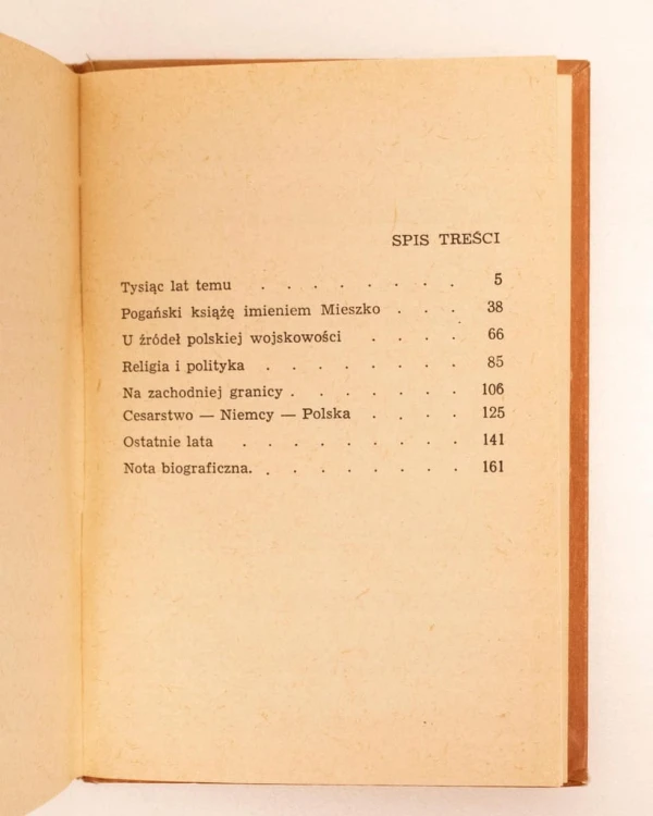 STARA KSIĄŻKA MIESZKO I 930-992 - GRABSKI 1973