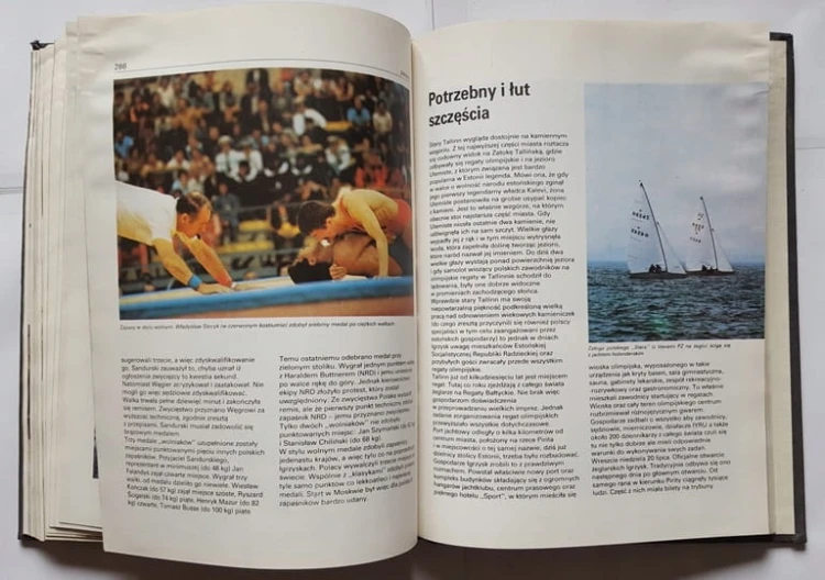 STARA KSIĄŻKA NA OLIMPIJSKIM SZLAKU 1980