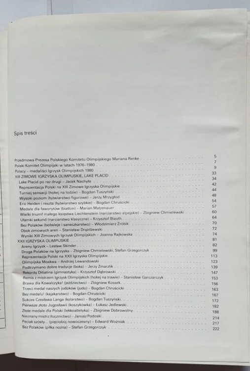 STARA KSIĄŻKA NA OLIMPIJSKIM SZLAKU 1980