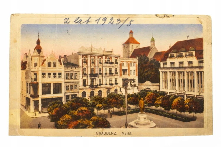 GRUDZIĄDZ - RYNEK 1923