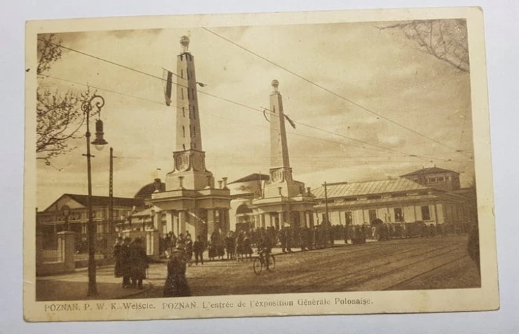 POZNAŃ TARGI PWK WEJŚCIE 1933