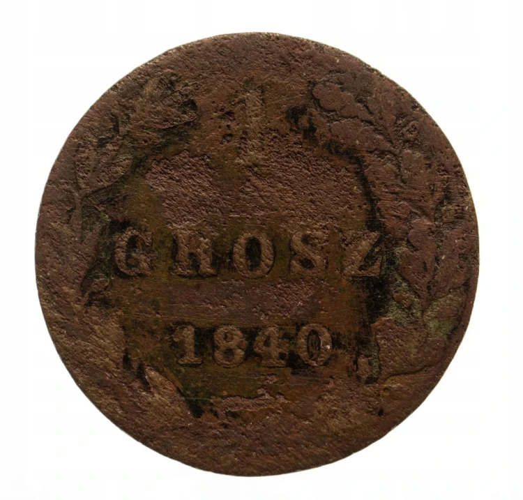 Mikołaj I 1825-1855, grosz 1840 MW, Warszawa