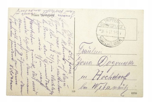 POZNAŃ - PARK MARCINKOWSKIEGO (SHILLERPARK) 1917