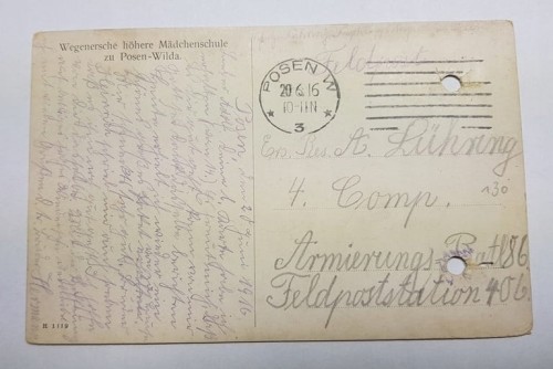 Poznań Krakowska Wyższa Szkoła dla Dziewcząt 1916